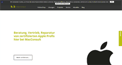 Desktop Screenshot of macconsult.de